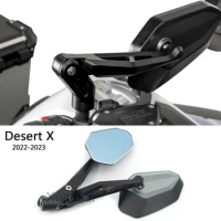 Desert X Accessories Adjustable Mirrors side Mirror For Ducati DesertX 2022-2023 Motorcycle CNC Rearview Mirror