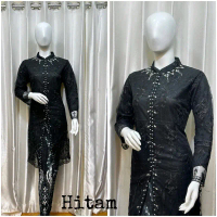KEBAYA TUNIK SHANGHAI TILE PAYET/ Dress Wanita/ Baju Kondangan/ Atasan Wisuda/ Pesta Dewasa Katun Me