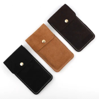Black Coffee Brown Suede Leather Watch Box Case Watch Collection Protection Wristwatch Relogio Display Box New Watch Boxes Case