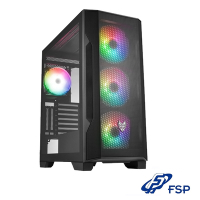 FSP 全漢 CMT371B E-ATX 電腦機殼(支援Type-C)