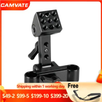 CAMVATE Adjustable Monitor Support Bracket With Dual 15mm Rod Clamp For Camera Monitor Cage Rig 15mm Rod System Photography