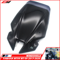 Fits For YAMAHA MT09 MT-09 FZ-09 FZ09 2017 2018 Double Bubble Motorbike Windscreens Windshield Wind Deflector