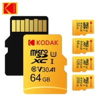 100pcs Kodak Micro tf SD Card 32GB 64GB SD Card SD/TF Flash Card 32 64 GB Memory Card for Phone