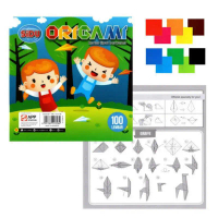 origami sinar dunia 14x14 100 lembar