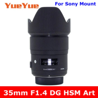 ART DG HSM 35 1.4 (For Sony Mount) Camera Lens Sticker Coat Wrap Protective Film Protector Decal Skin For Sigma 35mm F1.4