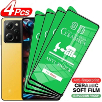 4Pcs HD Ceramic Film Screen Protector For Poco X5 Pro 5G F4 GT X4 M4 M3 M5 X3 Pro F3 Protective Film For Xiaomi Poco X5 X3 Pro