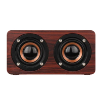 Wooden Wireless Bluetooth Speaker Portable HiFi Shock Bass Altavoz TF Caixa De Som Soundbar For iPhone Sumsung Xiaomi
