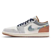 AIR JORDAN 1 LOW SE PHANTOM REPAIRED DENIM SWOOSH