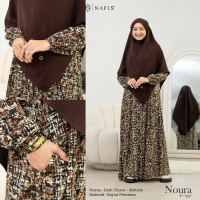 GAMIS NOURA MATERIAL RAYON PREMIUM BY NAFIS