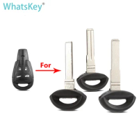 WhatsKey NEW Car Key blade fob shell For SAAB 93 95 9-3 9-5 Replacement Keyless Entry Remote Auto Key parts Uncut blank blade