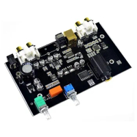DLHiFi PCM5100 MS8416 DC12V 24bit 192K Optical USBInput NE5532 OPAMP With Audio Volume Control DAC Board For HiFi Amplifier