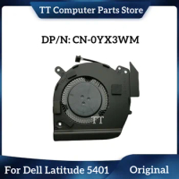 TT New Original For Dell Latitude 5401 Laptop Built-in Fan EG50060S1-C400-S9A 0YX3WM YX3WM CN-0YX3WM Fast Ship