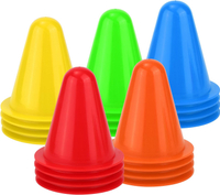 20pcs Soccer Cones, 3.15 InchPractice Cones Sports Cones Field Markers Cones Basketball Cones Traini
