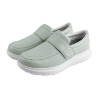 【Ustini】防潑水排靜電 羊皮鞋(適合拇指外翻寬楦水土福氣羊皮鞋UEW2003LBG淺灰綠)