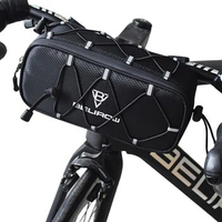 2.1L Bike Handlebar Bag Bike Frame Bag Electric Scooter Storage Bag Cycling Accessories for MTB Mountain Road Bike