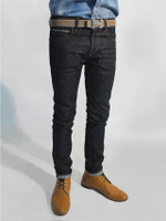 กางเกงยีนส์ผู้ชาย ทรงเดฟ รุ่น Sk805 DarkBlue