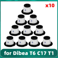 For Dibea T6 / C17 / T1 / SC4588 / MOOSOO K17 Handheld Cordless Vacuum Cleaner Hepa Filter Replacement Parts Accessories