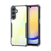 【XUNDD 訊迪】三星 Samsung Galaxy A25 5G 軍事防摔 鏡頭全包覆 清透保護手機殼-夜幕黑