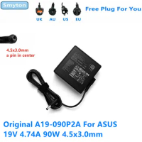 Original AC Adapter Charger For ASUS 19V 4.74A 90W A19-090P2A Laptop Power Supply