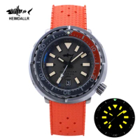 Heimdallr Sharkey Titanium Tuna Can SBBN Diver Watches Sapphire Crystal 200M Water Resistance NH35 Movement Automatic Men Watch