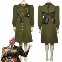 Agatha Trunchbull Cosplay Costume Movie Matilda Fantasia Women Halloween Carnival Clothes For Disguise Ladies Female Role Play