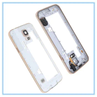 Wholesale 10pcs/Lot Middle Frame For Samsung Galaxy S5 i9600 G900 Middle Housing Chassis Bezel Silver Frame