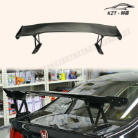 For Honda Civic FD2 Js Racing Rear GT Spoiler （1500mm long) Partial Carbon Fiber(base with FRP)