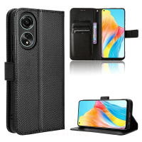 Ốp Lật, Cho OPPO A78 4G, Kiểu Ví, Ốp Lưng Da PU, Ốp Điện Thoại CPH2565, Tương Thích Với OPPO A78 4G