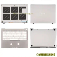 YUEBEISHENG New/org For Huawei Matebook X Pro MACHD-WFE9 LCD Back Cover /Palmrest Upper cover /Bottom case 2021Year,Silver