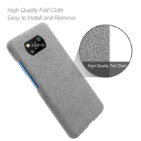 Funda Poco x3 pro NFC Case Luxury Silm Fabric Protection Back Covers For Xiomi Xiaomi Pocophone Poko Pocox3 Pro NFC Poco X 3 Pro