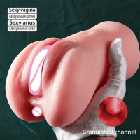 Vagina Sexy Toys Men Masturbator Adult Supplies Store Fake Pussy Dolls Silicone Masturbation Goods for Adults Anus Analsex Toy