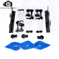 New arrival photo studio equipment 3 Rollers Manual wall/ Ceiling Mount Manual Elevator Background Backdrop Support System