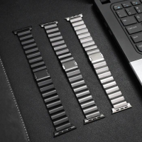 Ultra Titanium Link Bracelet for Apple Watch Band 49mm 45mm 44mm 42mm Magnetic Buckle Strap IWatch 7 8 6 5 Se 9 Ultra2 Watchband
