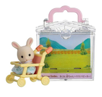 【Fun心玩】EP27880 麗嬰 日本 EPOCH 森林家族 嬰兒車提盒 人偶 玩偶 扮家家酒 益智 玩具