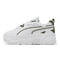 Puma 休閒鞋 BLSTR Dresscode Wns 女鞋 白 綠 厚底 緩衝 皮革 老爹鞋 39609403