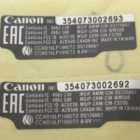 For Canon 7D 70D 800DBottom Label Paper Body Number Paper Camera Number Paper Cameradigital sticker bottom body digital sticker