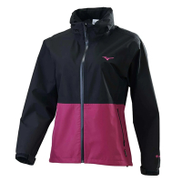 MIZUNO 美津濃 外套 女款 運動外套 風衣外套 GORETEX 黑紫紅 B2TE2X9909