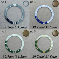 39.7mm*31.5mm Watch Bezel Plane Surface Ceramic Inserts Diver's Watch Replacement Parts Watch Accessories Watch Repair Parts