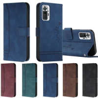 Suede Stand Case For Xiaomi Redmi Note 10 Pro 10S Pro Max 10T 5G 10X 4G Case For Coque Note10Pro Note10 S T Flip Leather Phone C