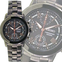 SEIKO 精工 Criteria系列/星空璀璨三眼計時腕錶37㎜ SK004(SNDY93P1/7T92-0LD0K)