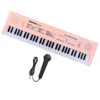 Eletric Piano Keyboard Instrument Toy 61 Keys Digital Electronic Piano Keyboard for Indoor