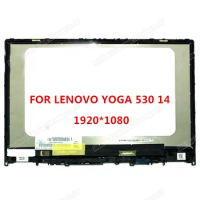 FOR LENOVO YOGA 530-14IKB 530 TOUCH SCREEN LCD DISPLAY ASSEMBLY ST140SC037BKF 5D10M42862 5D10R03188