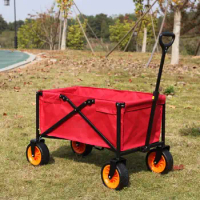 Outdoor Garden Park kids wagon portable beach trolley foldable camping stroller