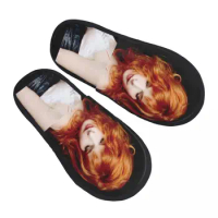 Beautiful Mylene Farmer House Slippers Women Cozy Memory Foam French Singer Slip On Hotel Slipper Sh