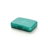 【DoLiYa】十字六格小藥盒 2入組(多款顏色/小巧便攜/防水防潮防串味)