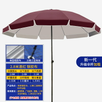 戶外遮陽傘 太陽傘遮陽傘大型戶外擺攤傘商用大號雨傘廣告傘印刷定制雙層圓傘【MJ18958】