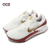 Nike 籃球鞋 Air Zoom G T Cut 2 EP 男鞋 白 紅 金 Just Do It 氣墊 DJ6013-103