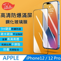 Apple IPHONE12系列 9H滿版高清防爆鋼化膜 保護貼 玻璃貼 防塵 抗指紋 疏水疏油 裝殼不擠壓 IPHONE12 MIN PRO MAX