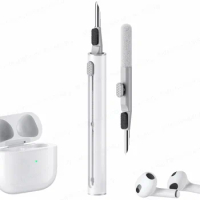 Adjustable Earphones Cleaner Kit for Airpods 3 2 1 Wireless Headphones Case Cleaning Pen Brush Bluetooth Earphones Cleaning Tool