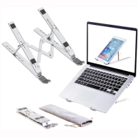 Laptop Holder Desk Stand Aluminum Alloy Notebook Support Riser Portable Computer Foldable Bracket Lifting for Macbook Air Pro